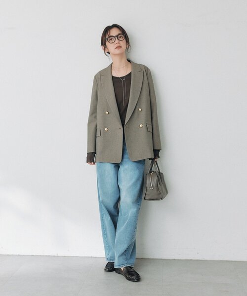 RIVE DROITE(リヴドロワ)の「【A・MONN】【2サイズ展開】フロントナローslimデニム(デニムパンツ・レディース・ブルー/ホワイト/ブラック・38/36)」の18枚目の写真