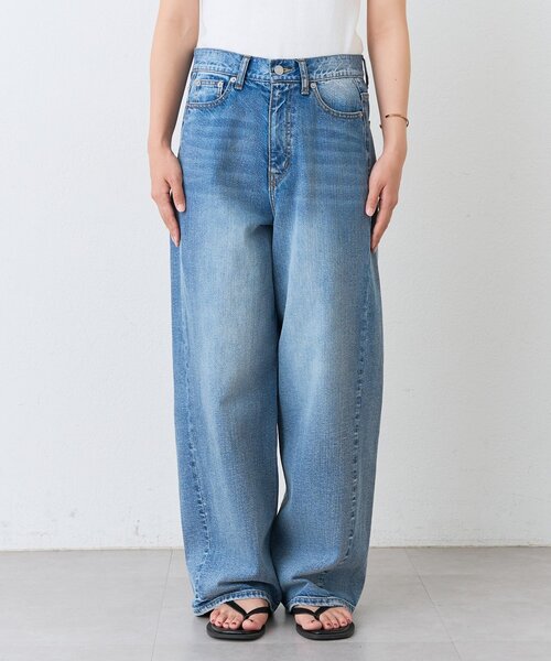 RIVE DROITE(リヴドロワ)の「【A・MONN】【2サイズ展開】フロントナローslimデニム(デニムパンツ・レディース・ブルー/ホワイト/ブラック・38/36)」の15枚目の写真