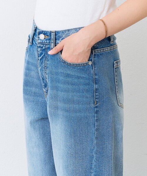 RIVE DROITE(リヴドロワ)の「【A・MONN】【2サイズ展開】フロントナローslimデニム(デニムパンツ・レディース・ブルー/ホワイト/ブラック・38/36)」の8枚目の写真
