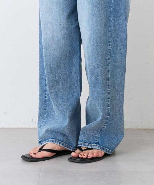 RIVE DROITE(リヴドロワ)の「【A・MONN】【2サイズ展開】フロントナローslimデニム(デニムパンツ・レディース・ブルー/ホワイト/ブラック・38/36)」の9枚目の写真