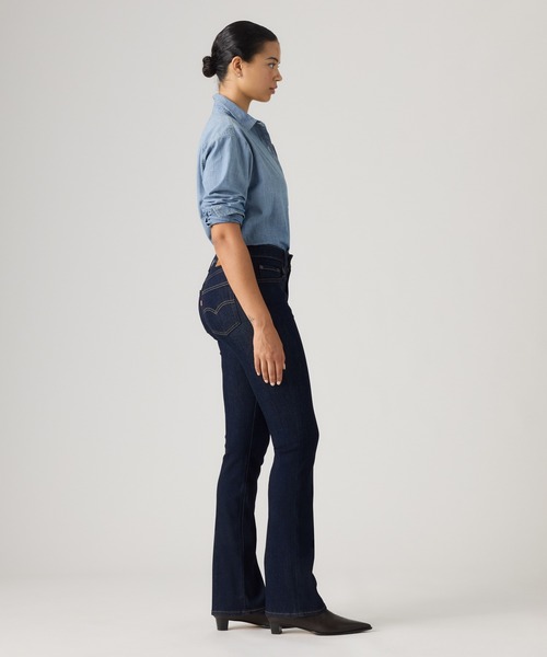 Levi's(リーバイス)の「Levi's/リーバイス 725 ハイライズ ブーツカット ダークインディゴリンス(デニムパンツ・レディース・ダークインディゴブルー・23inch/24inch/25inch/26inch/27inch/28inch)」の3枚目の写真
