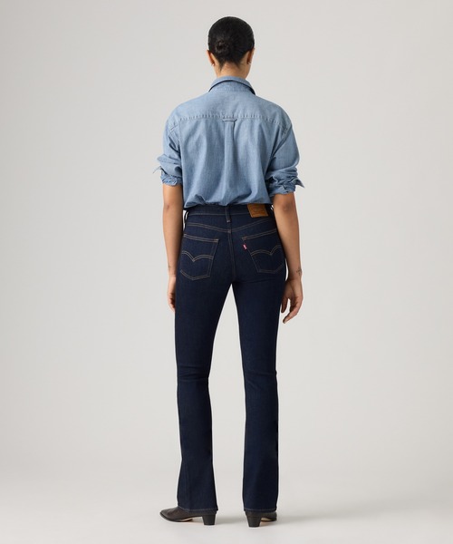 Levi's(リーバイス)の「Levi's/リーバイス 725 ハイライズ ブーツカット ダークインディゴリンス(デニムパンツ・レディース・ダークインディゴブルー・23inch/24inch/25inch/26inch/27inch/28inch)」の4枚目の写真
