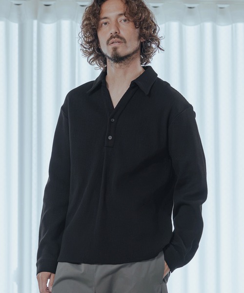 ms6584 Heavy Waffle Skipper Pullover Shirt — скиппер‑рубашка (MGN‑263‑026)