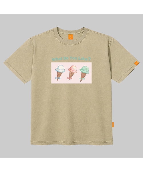 LLAMO(エラモ)の「アイスコン3 半袖Tシャツ 男女共用 ビッグサイズ S 4XL(Tシャツ/カットソー・レディース・ホワイト/ブラック/ベージュ/ピンク/ダークインディゴブルー・SMALL/MEDIUM/LARGE/X-LARGE/2XL/4XL/3XL)」の1枚目の写真