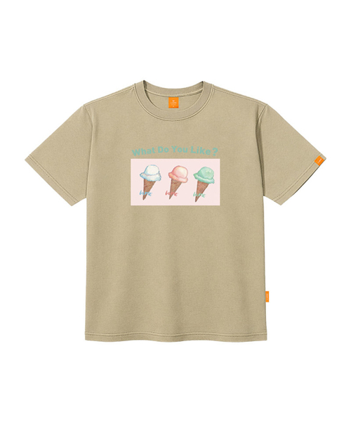 LLAMO(エラモ)の「アイスコン3 半袖Tシャツ 男女共用 ビッグサイズ S 4XL(Tシャツ/カットソー・レディース・ホワイト/ブラック/ベージュ/ピンク/ダークインディゴブルー・SMALL/MEDIUM/LARGE/X-LARGE/2XL/4XL/3XL)」の6枚目の写真