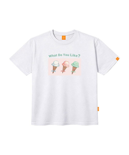 LLAMO(エラモ)の「アイスコン3 半袖Tシャツ 男女共用 ビッグサイズ S 4XL(Tシャツ/カットソー・レディース・ホワイト/ブラック/ベージュ/ピンク/ダークインディゴブルー・SMALL/MEDIUM/LARGE/X-LARGE/2XL/4XL/3XL)」の9枚目の写真