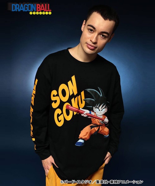 ドラゴンボール」「ドラゴンボールZ」長袖 Tシャツ メンズ 大きい