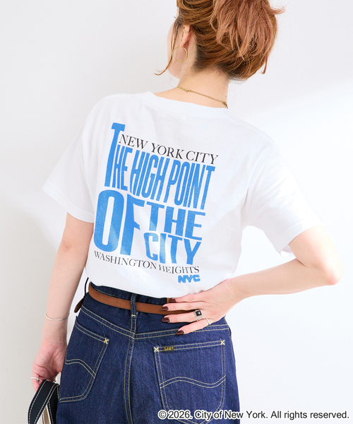 GOOD ROCK SPEED(グッドロックスピード)の「GOOD ROCK SPEED / グッドロックスピード NYC Tshirts 1(Tシャツ/カットソー・レディース・ピンク/ホワイト/チャコールグレー/ブルー・FREE)」の2枚目の写真