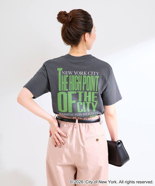 GOOD ROCK SPEED(グッドロックスピード)の「GOOD ROCK SPEED / グッドロックスピード NYC Tshirts 1(Tシャツ/カットソー・レディース・ピンク/ホワイト/チャコールグレー/ブルー・FREE)」の10枚目の写真