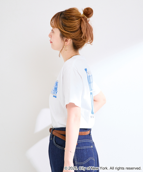 GOOD ROCK SPEED(グッドロックスピード)の「GOOD ROCK SPEED / グッドロックスピード NYC Tshirts 1(Tシャツ/カットソー・レディース・ピンク/ホワイト/チャコールグレー/ブルー・FREE)」の15枚目の写真