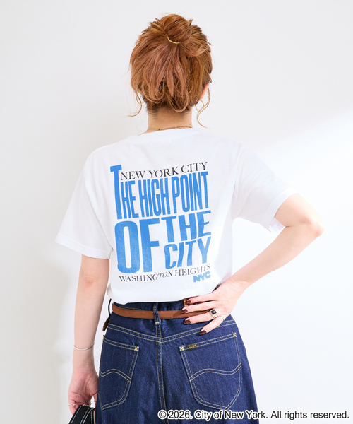 GOOD ROCK SPEED(グッドロックスピード)の「GOOD ROCK SPEED / グッドロックスピード NYC Tshirts 1(Tシャツ/カットソー・レディース・ピンク/ホワイト/チャコールグレー/ブルー・FREE)」の16枚目の写真
