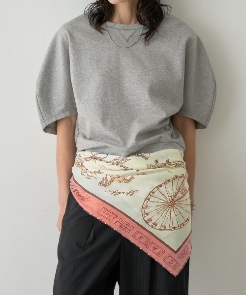 manipuri/一部別注カラー】ワンダーランド スカーフ 88×88（バンダナ