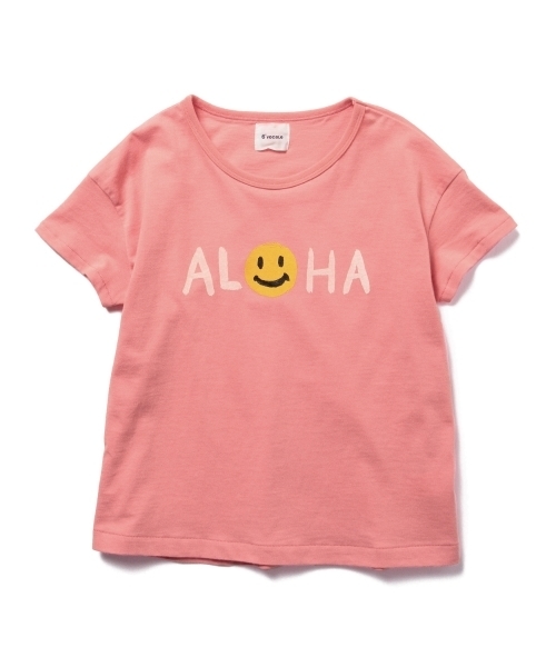 こども ビームス（コドモビームス）の「6°vocale × こども ビームス / 別注 ALOHA Tシャツ (130cm)（Tシャツ/カットソー・キッズ・チャコールグレー/レッド系その他・130）」の12枚目の写真
