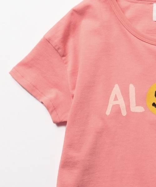 こども ビームス（コドモビームス）の「6°vocale × こども ビームス / 別注 ALOHA Tシャツ (130cm)（Tシャツ/カットソー・キッズ・チャコールグレー/レッド系その他・130）」の9枚目の写真