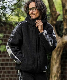mpa4182- Camouflage Boa Hoodie ボアパーカー(WR26W-10)