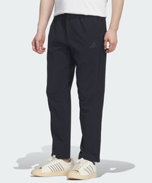 ストレッチ ツイル レギュラーフィット テーパードレッグ 10分丈 オープンヘム パンツ / アディダス adidas