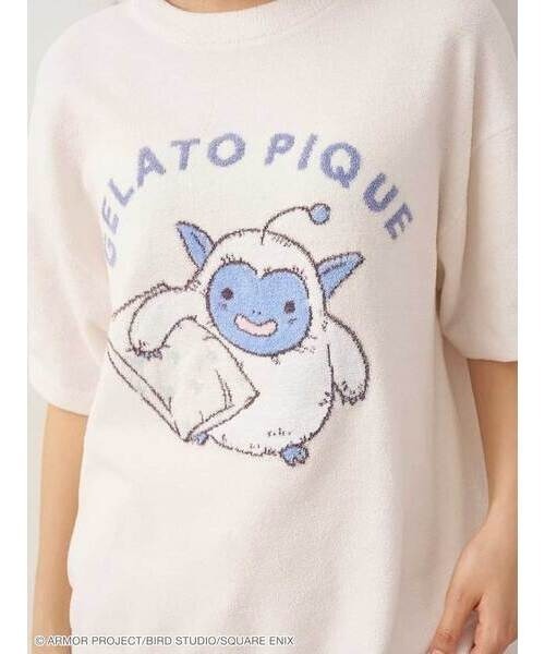 gelato pique(ジェラートピケ)の「【ドラゴンクエスト】【レディース】ジャガード半袖プルオーバー&ショートパンツセット(ルームウェア/パジャマ・レディース・ピンク/オフホワイト/ベージュ・F)」の5枚目の写真