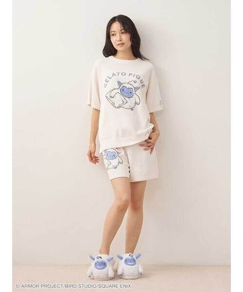 gelato pique(ジェラートピケ)の「【ドラゴンクエスト】【レディース】ジャガード半袖プルオーバー&ショートパンツセット(ルームウェア/パジャマ・レディース・ピンク/オフホワイト/ベージュ・F)」の15枚目の写真
