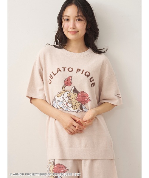 gelato pique(ジェラートピケ)の「【ドラゴンクエスト】【レディース】ジャガード半袖プルオーバー&ショートパンツセット(ルームウェア/パジャマ・レディース・ピンク/オフホワイト/ベージュ・F)」の18枚目の写真