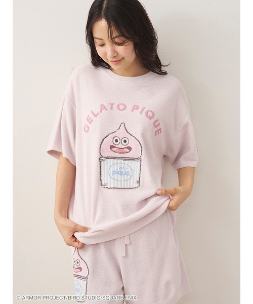 gelato pique(ジェラートピケ)の「【ドラゴンクエスト】【レディース】ジャガード半袖プルオーバー&ショートパンツセット(ルームウェア/パジャマ・レディース・ピンク/オフホワイト/ベージュ・F)」の22枚目の写真