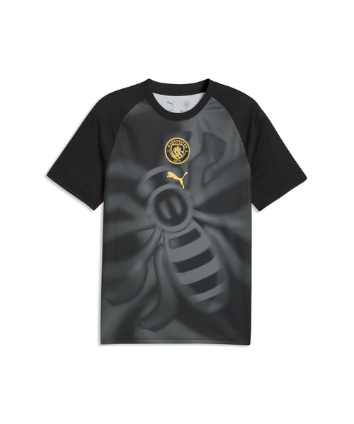 PUMA(プーマ)の「PUMA プーマ メンズ 2026-27 マンチェスターシティ FC プレマッチ 半袖 シャツ(Tシャツ/カットソー・メンズ・ブラック/ホワイト系その他・X-LARGE/SMALL/MEDIUM/LARGE)」の4枚目の写真
