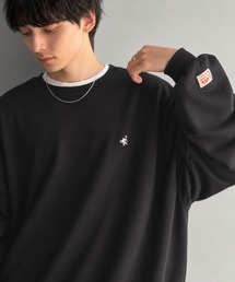 Java（ジャバ）の「《JaVaジャバコラボ》毎日に、肩の力を抜いた洒落感を。胸刺繍ライトウェイト裏毛ドルマントレーナー（スウェット）」