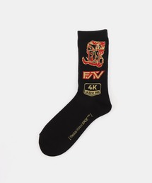 FlexibleVisual SPCE（フレキシブルヴィジュアルスペース）の「FlexibleVisual SPCE Basic Socks (TV-station)（ソックス/靴下）」
