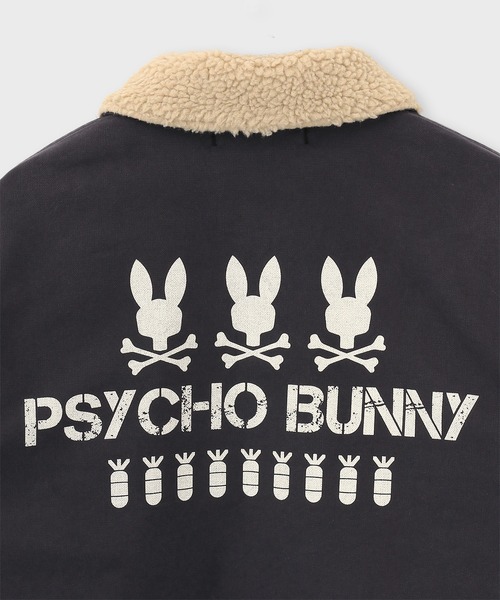 Psycho Bunny(サイコバニー)の「ヴィンテージ ウィップコード N-1 デッキジャケット(ブルゾン・メンズ・キャメル/ブラック・SMALL/MEDIUM/LARGE/X-LARGE)」の5枚目の写真