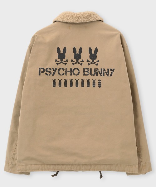 Psycho Bunny(サイコバニー)の「ヴィンテージ ウィップコード N-1 デッキジャケット(ブルゾン・メンズ・キャメル/ブラック・SMALL/MEDIUM/LARGE/X-LARGE)」の9枚目の写真