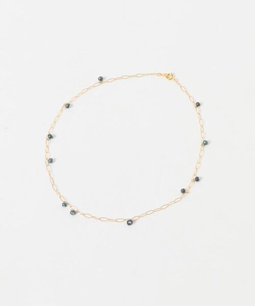 URBAN RESEARCH ROSSO WOMEN(アーバンリサーチ ロッソ)の「LAPUIS SV PETIT STONE NECKLACE(ネックレス・レディース・ホワイト系その他/ブルー系その他・-)」の5枚目の写真