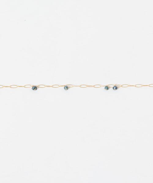 URBAN RESEARCH ROSSO WOMEN(アーバンリサーチ ロッソ)の「LAPUIS SV PETIT STONE NECKLACE(ネックレス・レディース・ホワイト系その他/ブルー系その他・-)」の7枚目の写真