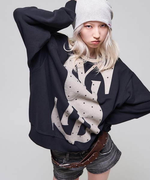 Sourcream(サワークリーム)の「【26AW LOOK掲載品番】【Sourcream】$クルースエット(スウェット・レディース・チャコールグレー/ブラック/グリーン・SMALL/MEDIUM)」の8枚目の写真