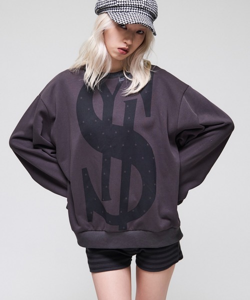 Sourcream(サワークリーム)の「【26AW LOOK掲載品番】【Sourcream】$クルースエット(スウェット・レディース・チャコールグレー/ブラック/グリーン・SMALL/MEDIUM)」の21枚目の写真