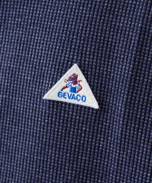 GEVACO(ゲバコ)の「【GEVACO】ワッフル杢ジップパーカー(Tシャツ/カットソー・メンズ・レッド/ネイビー・MEDIUM/LARGE)」の20枚目の写真