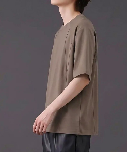 revertical(リバーティカル)の「切り替えデザイン 半袖Tシャツ(Tシャツ/カットソー・メンズ・ブラック/モカ/ホワイト・LARGE/MEDIUM)」の17枚目の写真