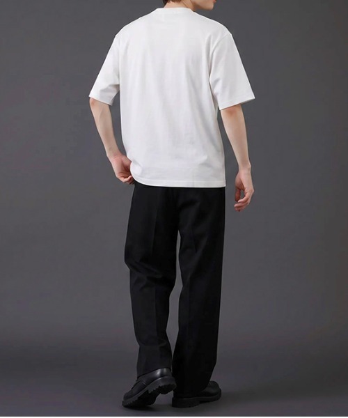 revertical(リバーティカル)の「切り替えデザイン 半袖Tシャツ(Tシャツ/カットソー・メンズ・ブラック/モカ/ホワイト・LARGE/MEDIUM)」の9枚目の写真