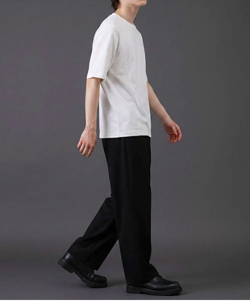 revertical(リバーティカル)の「切り替えデザイン 半袖Tシャツ(Tシャツ/カットソー・メンズ・ブラック/モカ/ホワイト・LARGE/MEDIUM)」の11枚目の写真