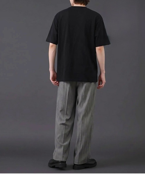 revertical(リバーティカル)の「切り替えデザイン 半袖Tシャツ(Tシャツ/カットソー・メンズ・ブラック/モカ/ホワイト・LARGE/MEDIUM)」の14枚目の写真