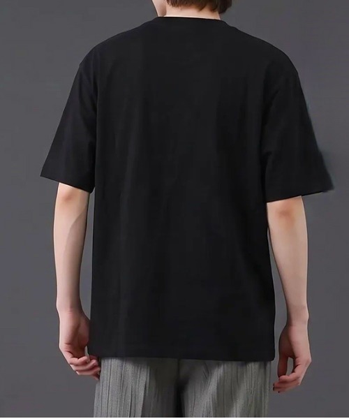 revertical(リバーティカル)の「切り替えデザイン 半袖Tシャツ(Tシャツ/カットソー・メンズ・ブラック/モカ/ホワイト・LARGE/MEDIUM)」の13枚目の写真