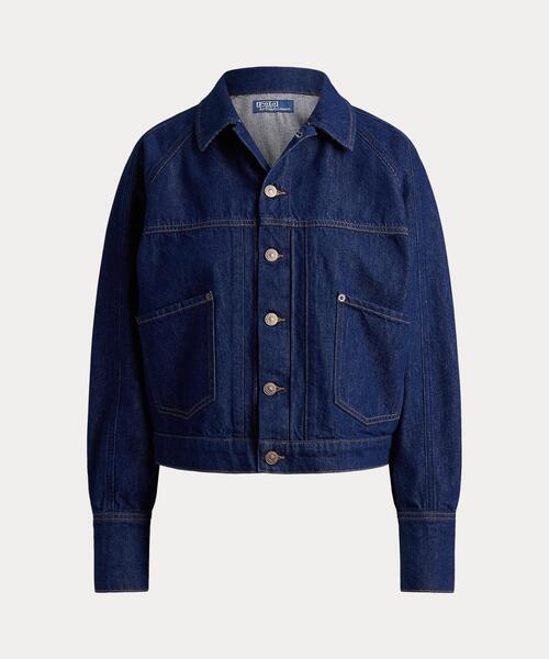 POLO RALPH LAUREN(ポロ ラルフ ローレン)の「シェイプド デニム ジャケット(デニムジャケット・レディース・ブルー・XS/M/S)」の8枚目の写真