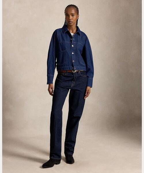 POLO RALPH LAUREN(ポロ ラルフ ローレン)の「シェイプド デニム ジャケット(デニムジャケット・レディース・ブルー・XS/M/S)」の7枚目の写真