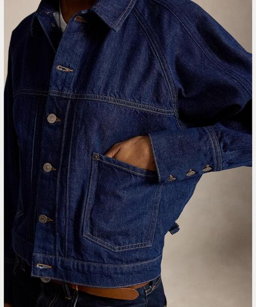 POLO RALPH LAUREN(ポロ ラルフ ローレン)の「シェイプド デニム ジャケット(デニムジャケット・レディース・ブルー・XS/M/S)」の5枚目の写真