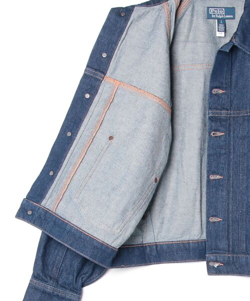 POLO RALPH LAUREN(ポロ ラルフ ローレン)の「シェイプド デニム ジャケット(デニムジャケット・レディース・ブルー・XS/M/S)」の2枚目の写真