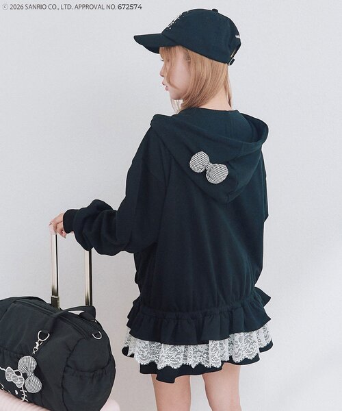 OLIVE des OLIVE(オリーブデオリーブ)の「HELLO KITTY パーカー(パーカー・レディース・ピンク/ブラック・FREE)」の11枚目の写真