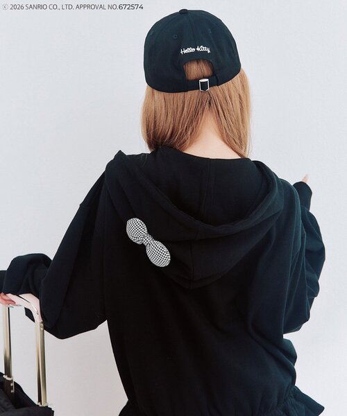 OLIVE des OLIVE(オリーブデオリーブ)の「HELLO KITTY パーカー(パーカー・レディース・ピンク/ブラック・FREE)」の12枚目の写真