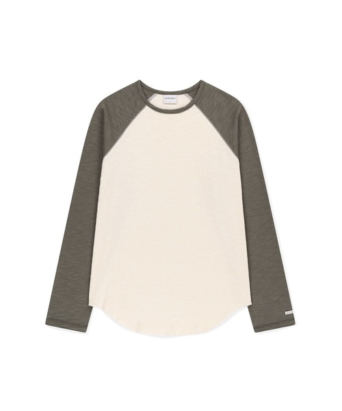 SUNLOVE(サンラブ)の「Slub Raglan LS Tee(Tシャツ/カットソー・レディース・ピンク/アイボリー/チャコール/グリーン・L/S/M)」の12枚目の写真