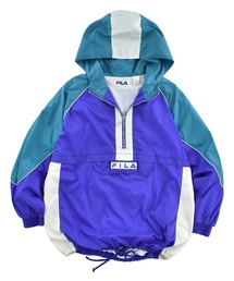 FILA | 【USED】90’s FILA ナイロン アノラックパーカー(ナイロンジャケット)