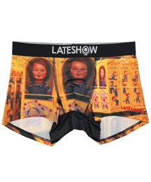 MAISON mou（メゾンムー）の「【LATESHOW/レイトショー】LATESHOW × CHUCKY Good Guysフォトボクサーパンツ（ボクサーパンツ）」