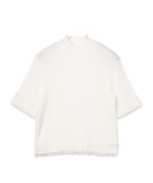 mintdesigns(ミントデザインズ)の「Textured Top(Tシャツ/カットソー・レディース・ホワイト/グレー/ブラック・ONESIZE)」の14枚目の写真