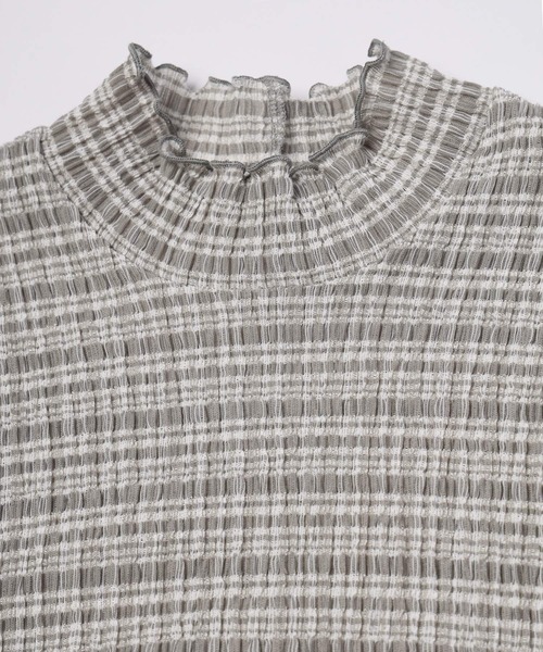 mintdesigns(ミントデザインズ)の「Textured Top(Tシャツ/カットソー・レディース・ホワイト/グレー/ブラック・ONESIZE)」の16枚目の写真